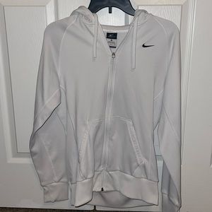 Women’s size Small / white Nike zip up jacket
